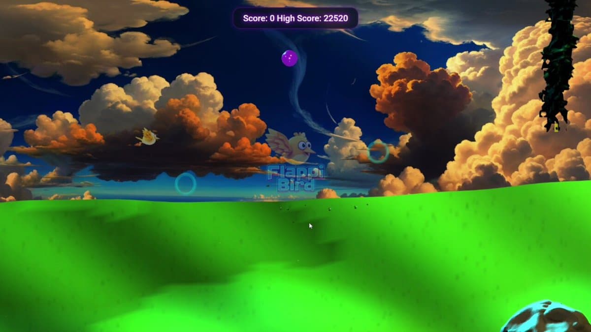Screenshot of Flappy Bird